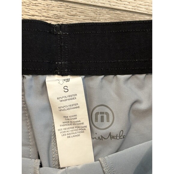 Travis Mathew Swim Trunks Men Small Grey Board Shorts Summer Beach Striped - Picture 3 of 6